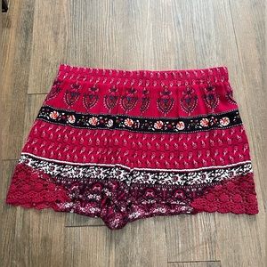 Charlotte Russe Print shorts